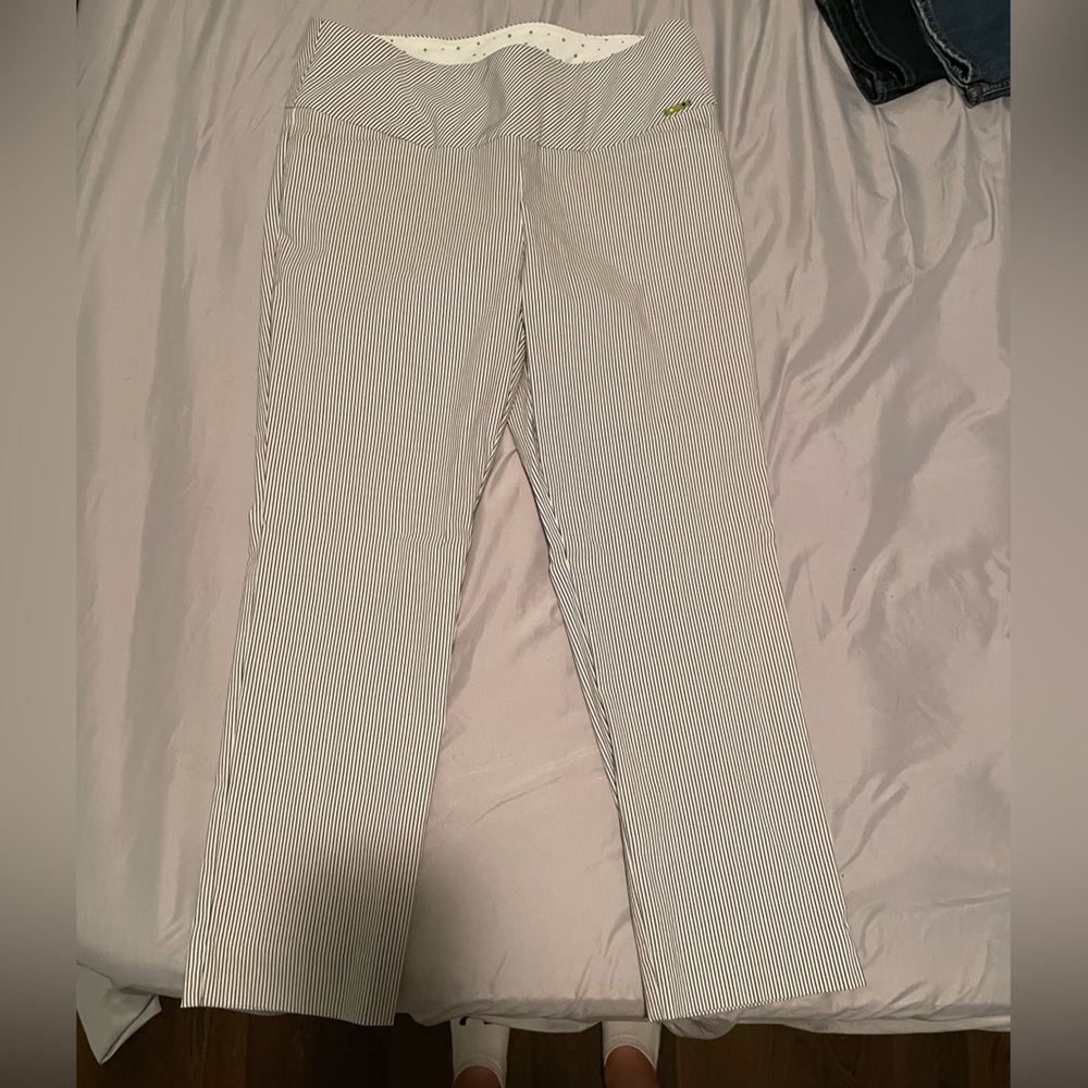 Golf and or stretchy dress pants.